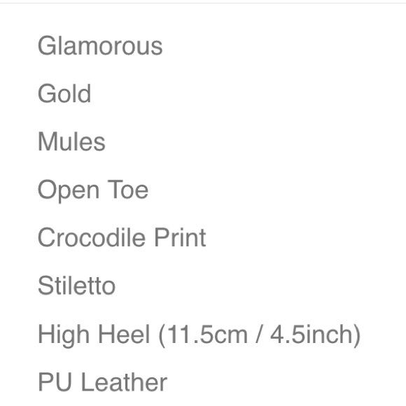 Metallic Gold Mules - Picture 4 of 5